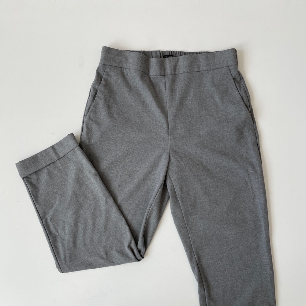 Ann Taylor Stretch Gray Business Casual Pants Trousers, Size Medium